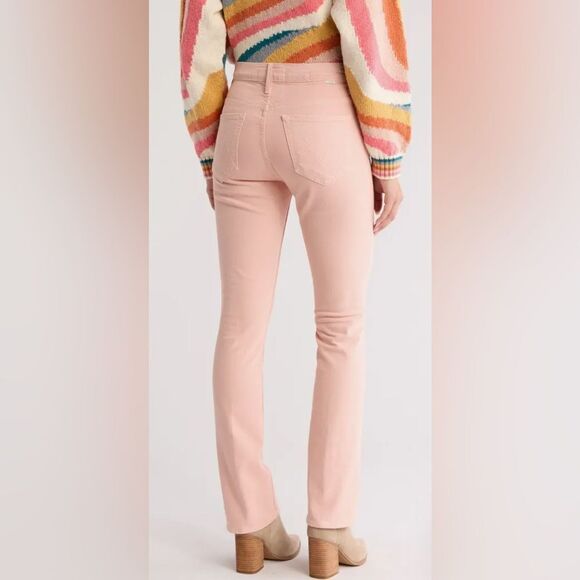 MOTHER Superior The Insider Hover jeans Peach Parfait NWT.  24 - Picture 2 of 10